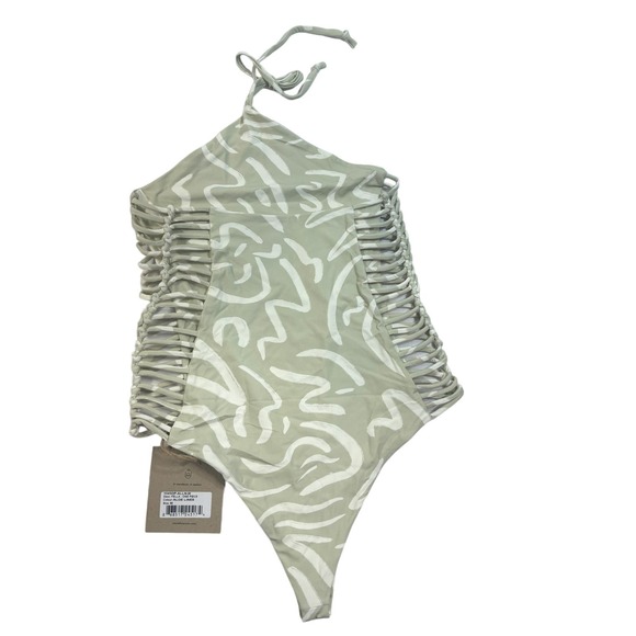 Stone Fox FP NWT Swim Fella Aloe Lines One Piece‎ Swim Size Medium MSRP $220 - Picture 2 of 4